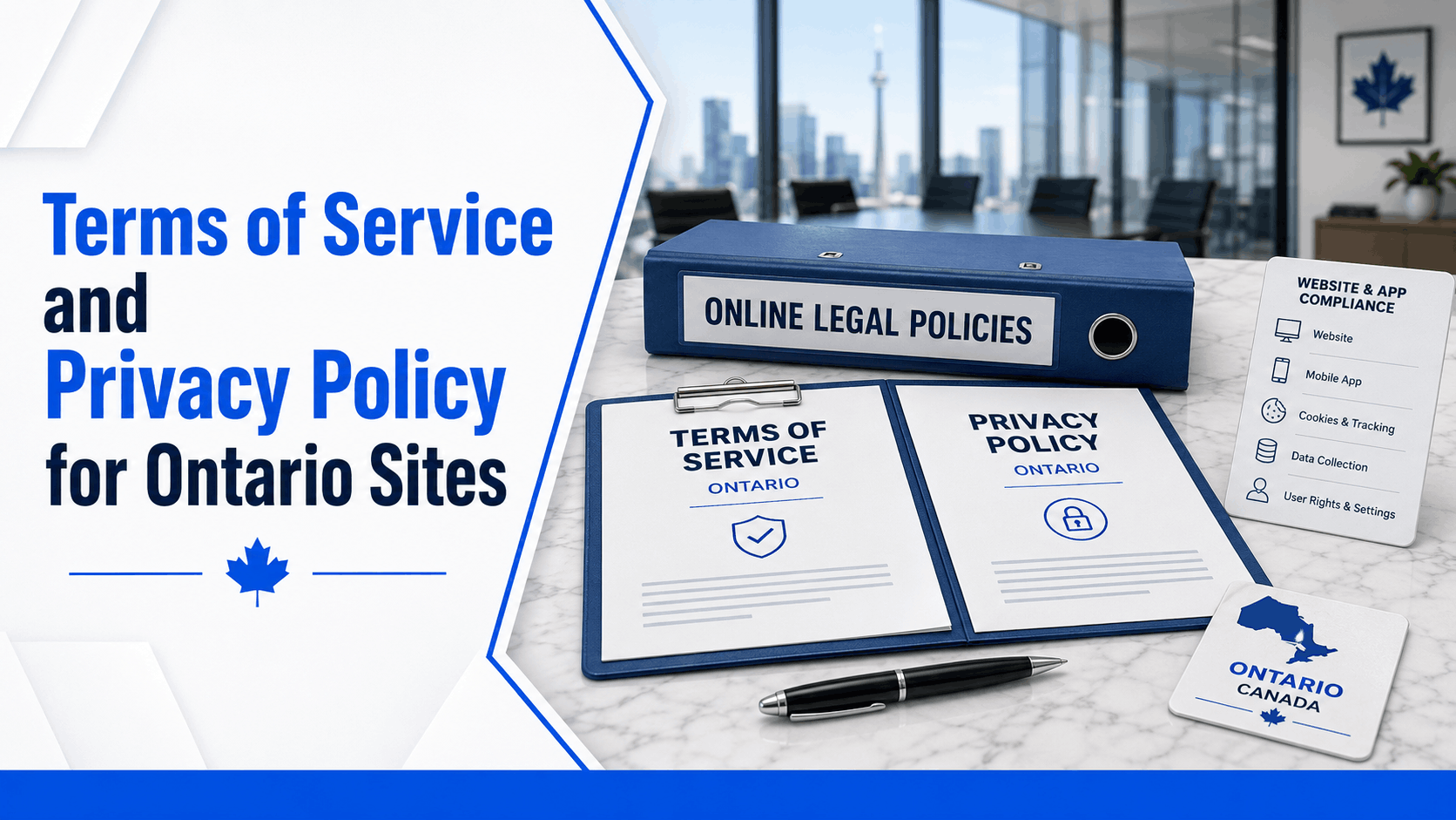 All about Terms of Service and Privacy Policies in Ontario