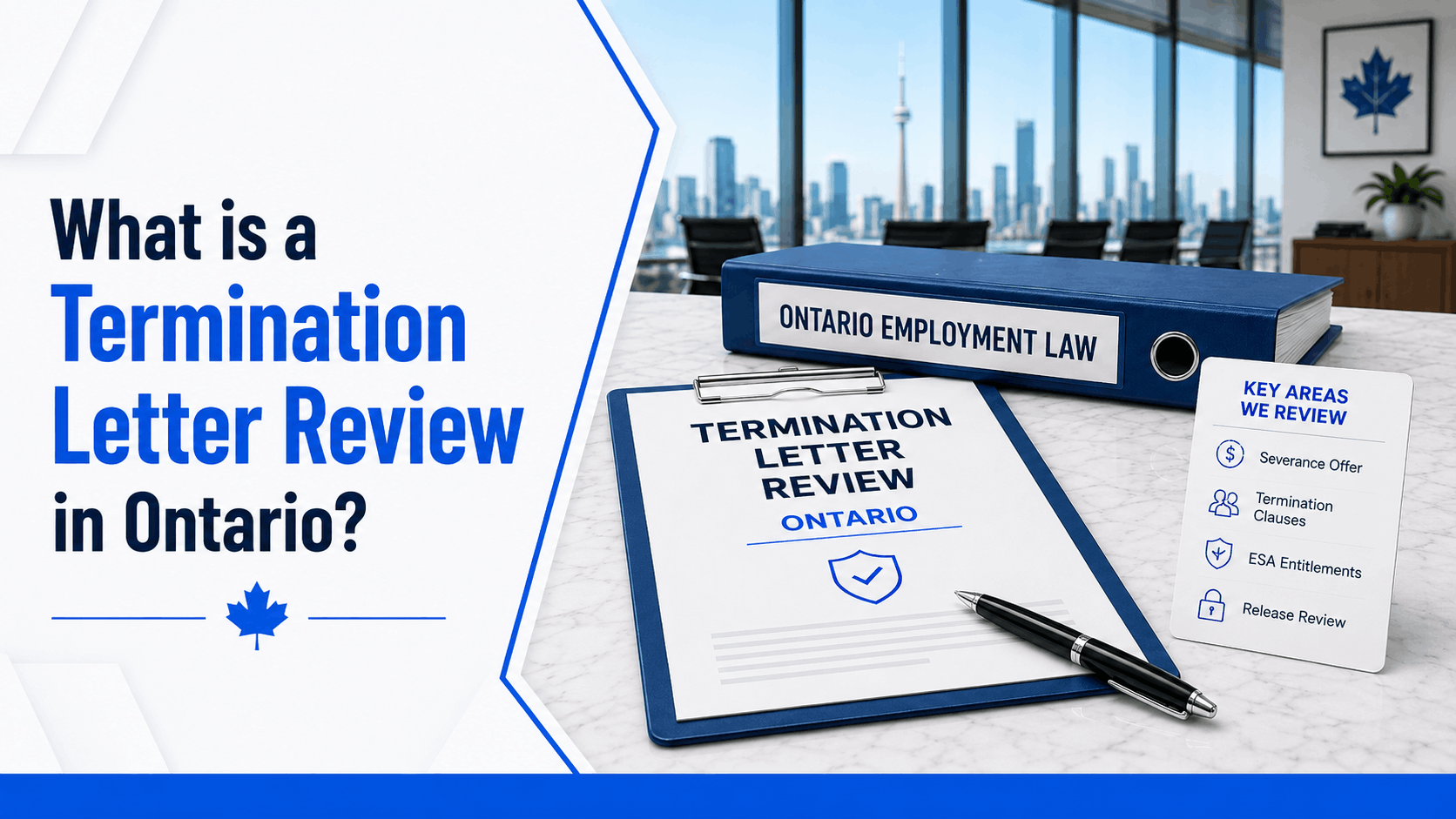 Your lawyer should review your severance package in Ontario