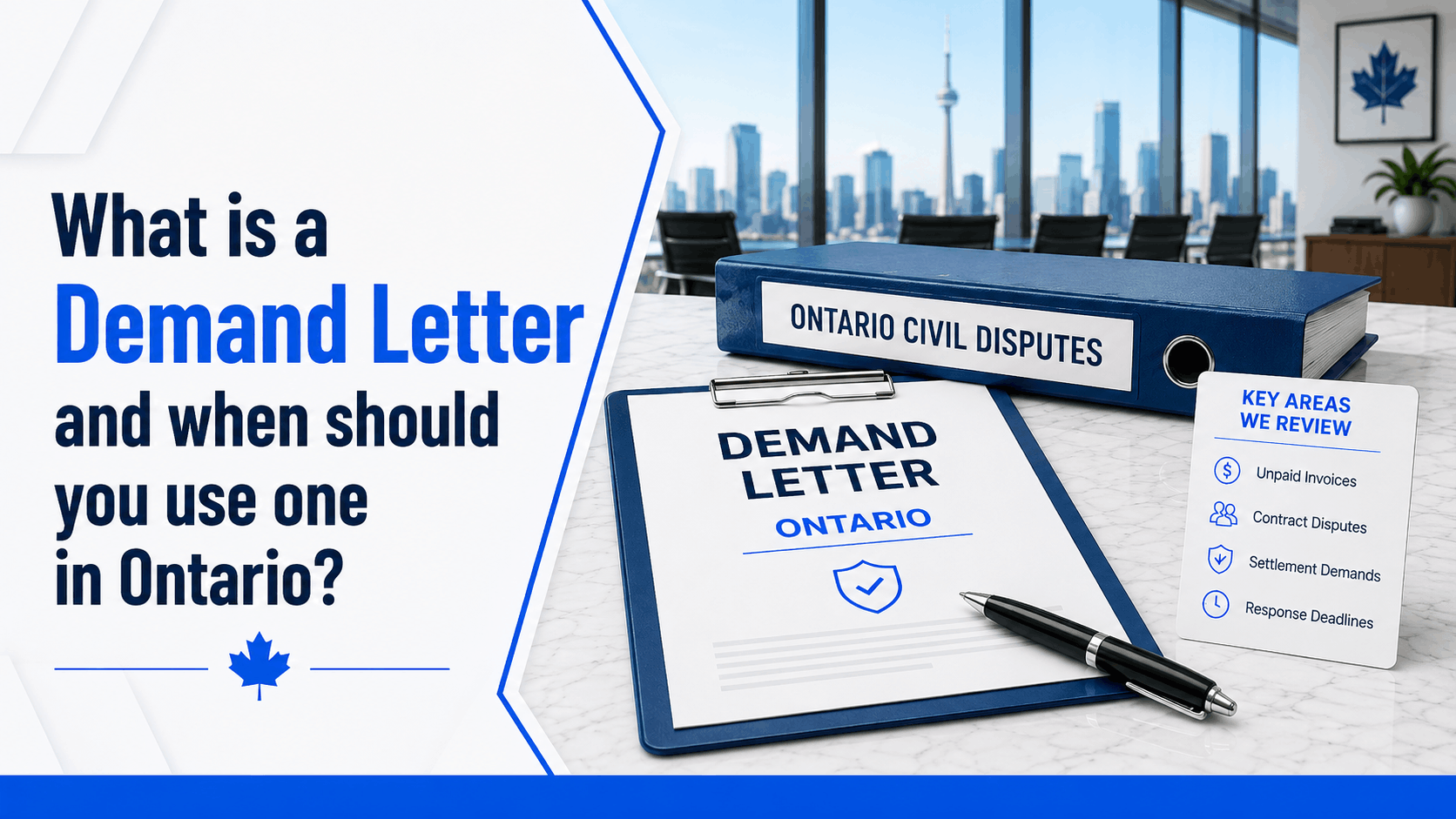 How much does a Demand Letter from a lawyer cost in Ontario?