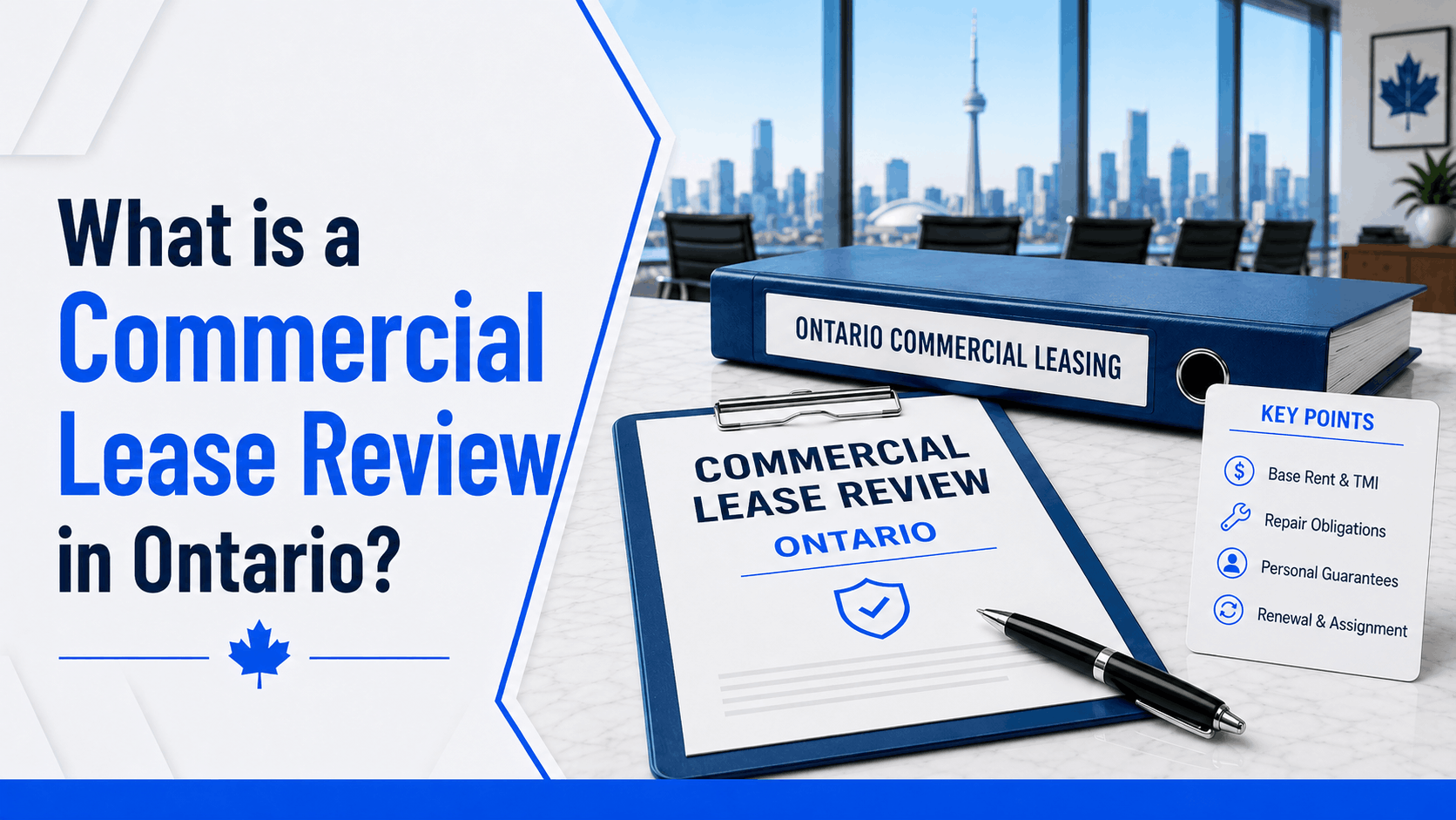 What you need to know about Commercial Leases in Ontario