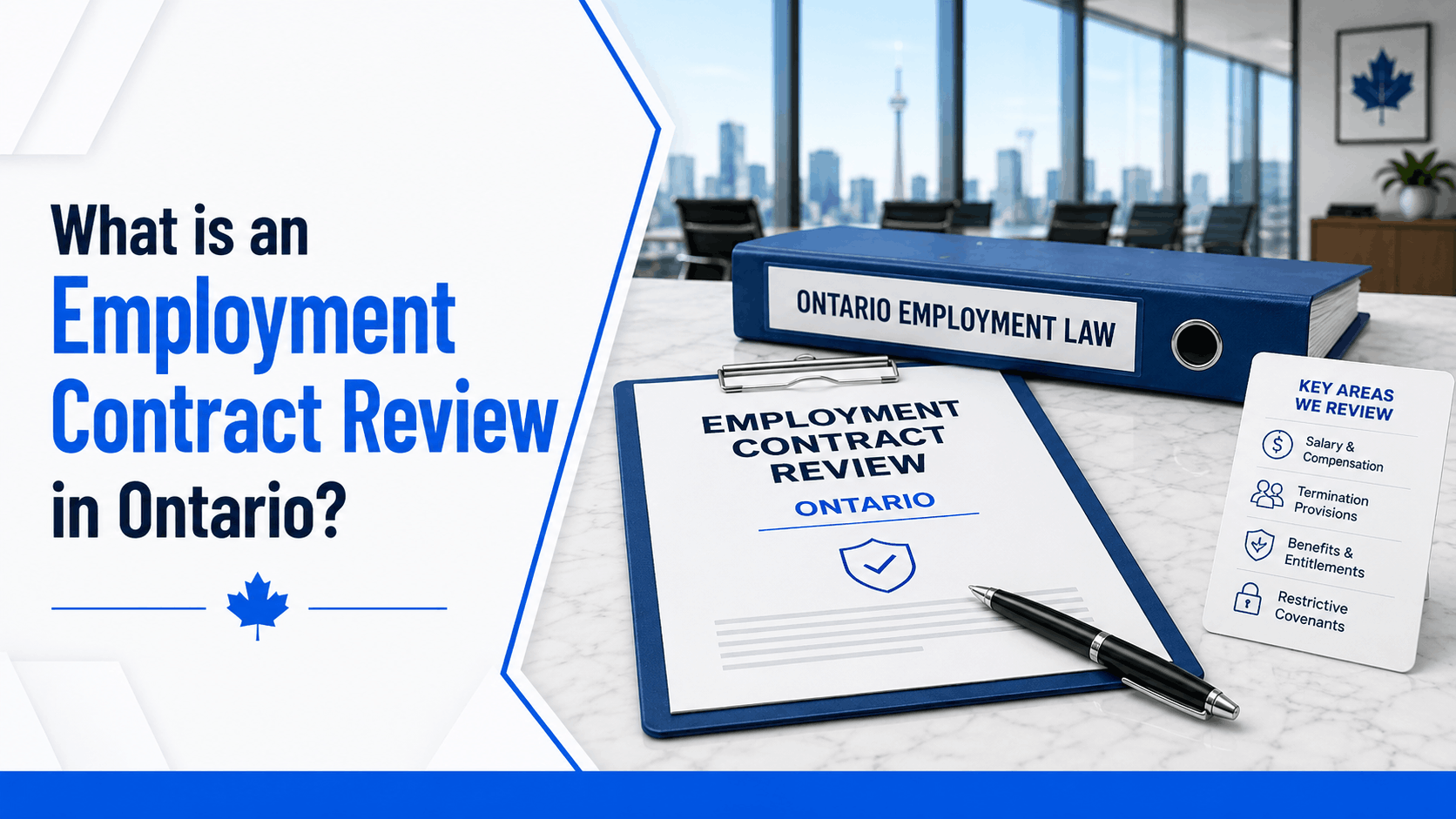 Your lawyer should see your Employment Contract in Ontario