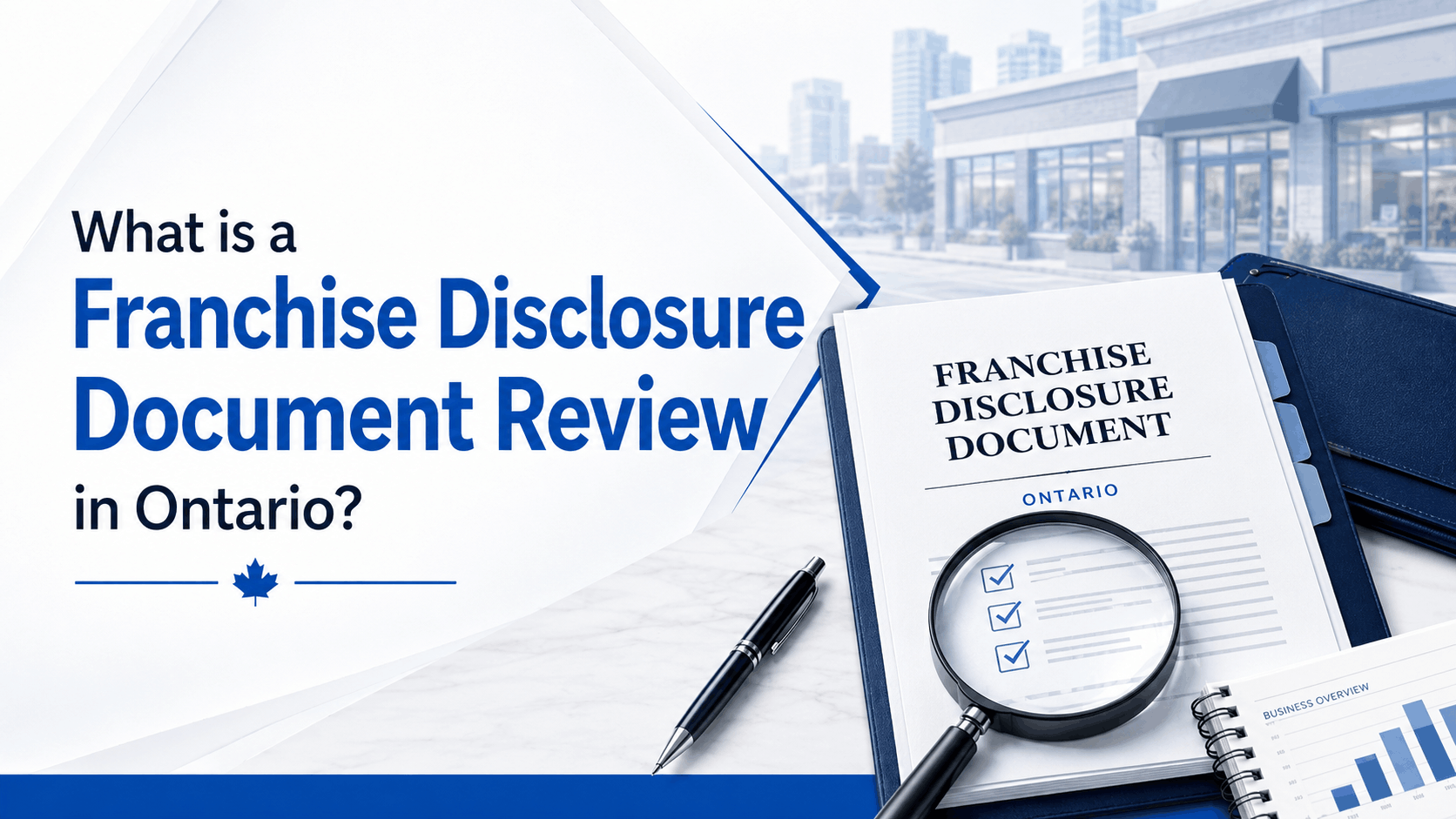 What is a Franchise Disclosure Document Review in Ontario?